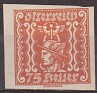 Austria 1921 Personajes 75 Rojo Scott P49